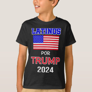 T-shirt Pour Trump 2024 Don Pro Trump - Latinos Por Trump