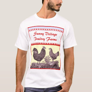 T-shirt pour une ferme avicole, un restaurant ou