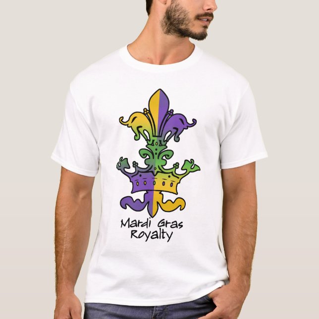 T-shirt Pourcentage de mardi gras (Devant)