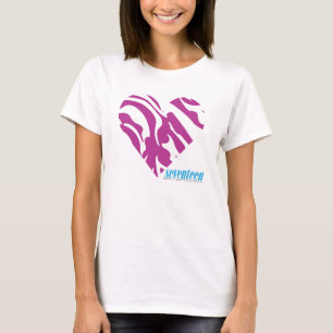 T-shirt Pourpre 2 de zèbre