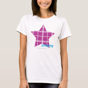 T-shirt Pourpre 3 de plaid