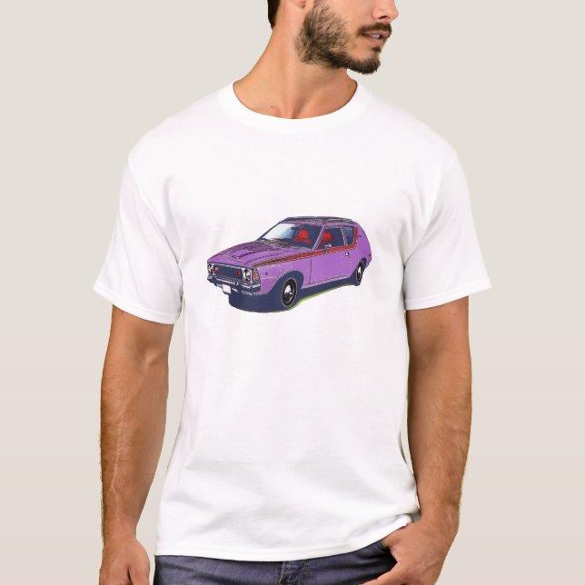 T-shirt pourpre de Gremlin (Devant)