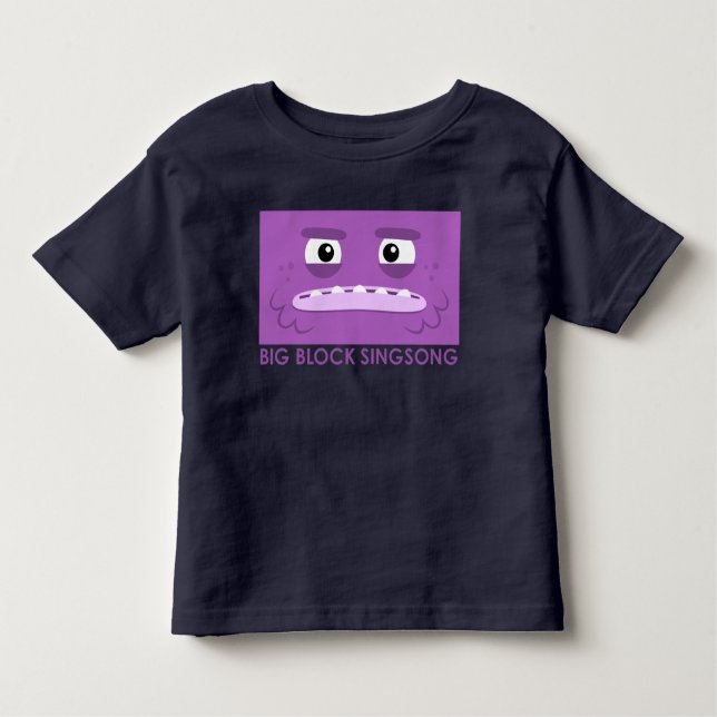 T-shirt pourpre d'enfant en bas âge de Dah de (Devant)