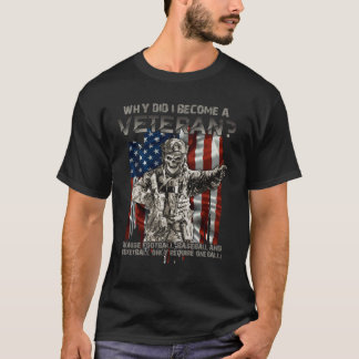 T-shirt Pourquoi Est-Ce Que Je Suis Devenu Un Vétérinaire 