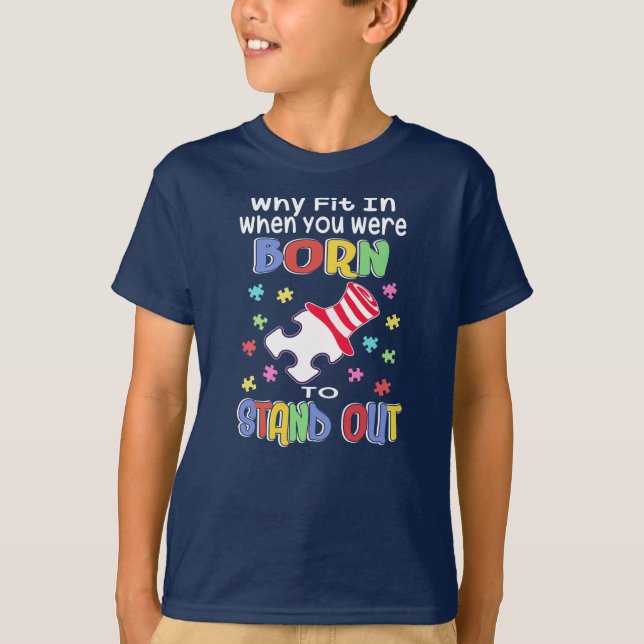 T-shirt Pourquoi Est-Il Né Pour Se Retrouver Sensibilisati (Devant)