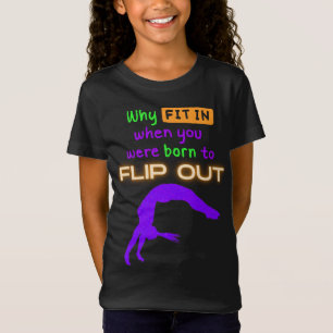 T-Shirt Pourquoi s'intégrer quand vous êtes né à Flip Out 