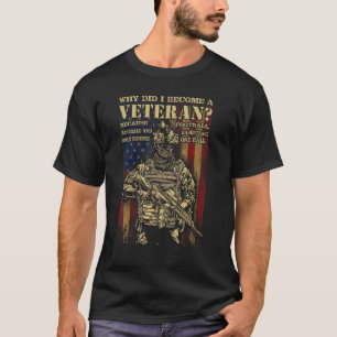 T-shirt Pourquoi suis-je devenu un vétéran à cause du foot