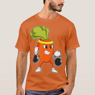T-shirt pourrir à Fitness avec Dumbbells