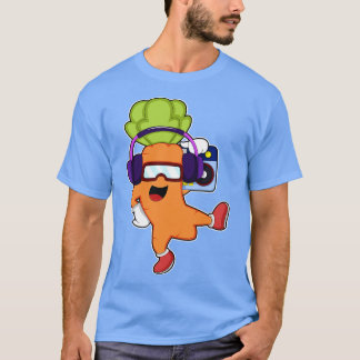 T-shirt pourrir à Musique avec casque