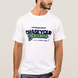 T-shirt Poursuivez Vos Rêves. Les Rêves Se Réalisent.