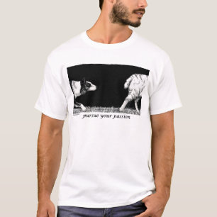 T-shirt Poursuivez votre passion border collie