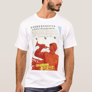 T-shirt Poursuivre, Vers La Victoire Finale ! RPDC Corée