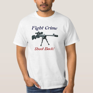 T-shirt Pousse de crime de combat de retour
