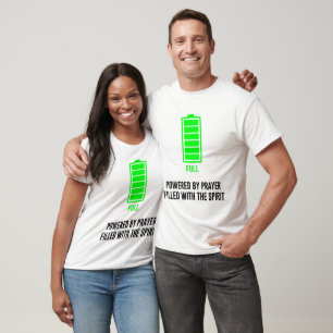 T-shirt Poussé par la prière remplie du Saint-Esprit