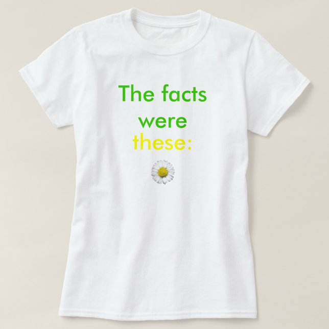 T-shirt poussée des marguerites (Design devant)