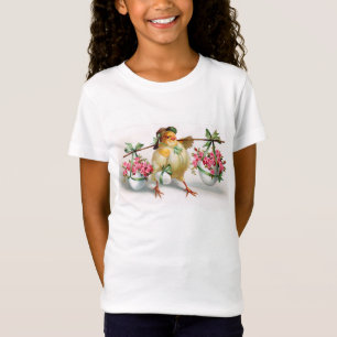 T-Shirt Poussettes et fleurs de Pâques
