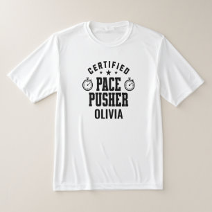 T-shirt Pousseur de rythme drôle personnalisé pour couple
