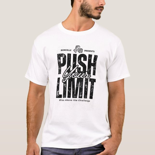 T-SHIRT POUSSEZ VOTRE LIMITE (Devant)