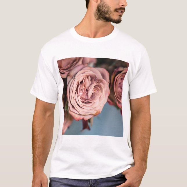 T-shirt poussiéreux-rose (Devant)