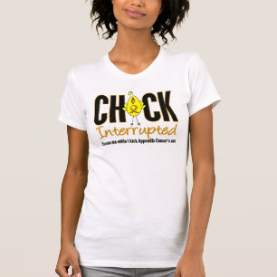 T-shirt Poussin de Cancer d'annexe interrompu