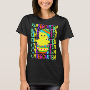 T-shirt Poussin de maternelle Cassez l'oeuf Jour de Pâques