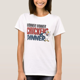 T-shirt Poussin drôle du cadeau des hommes de dîner de