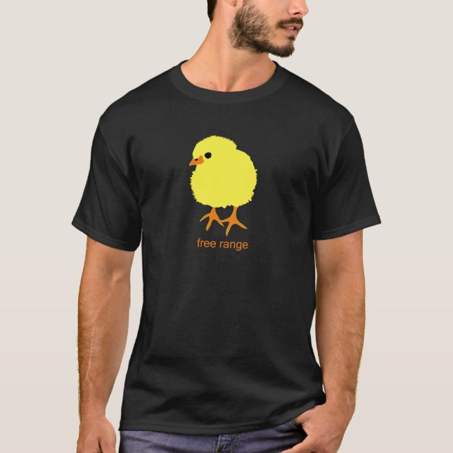 T-shirt Poussin libre de gamme (Devant)