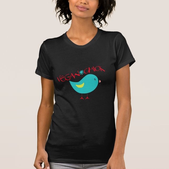 T-shirt Poussin végétalien (Devant)