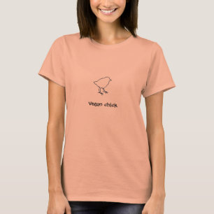 T-shirt Poussin végétalien