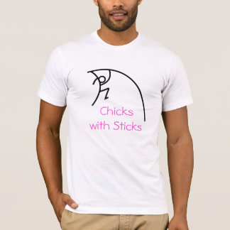 T-shirt Poussins avec des bâtons