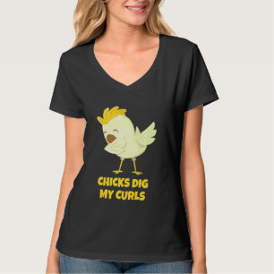 T-shirt Poussins Creuser Mes Courbes Toddler Chemise drôle