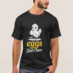 T-shirt Poussins dans les cours arrière Coopératives Jardi