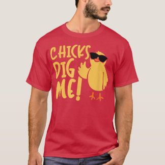T-shirt Poussins de Pâques Me Creuser Lapin de Pâques T-Sh
