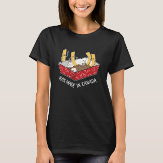 T-shirt Poutine "Fabriqué Au Canada" Fries Françaises