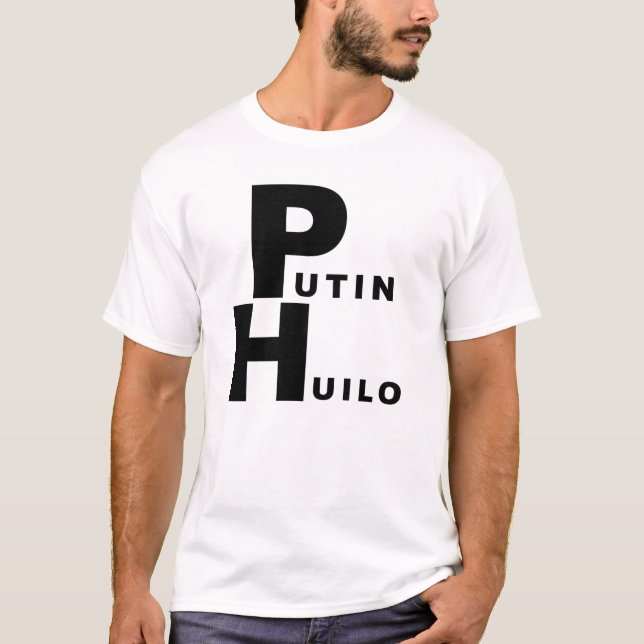T-shirt Poutine huilo (Devant)
