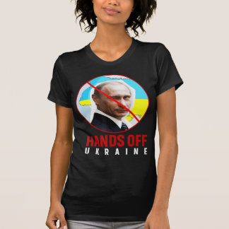 T-shirt Poutine met la main à l'Ukraine
