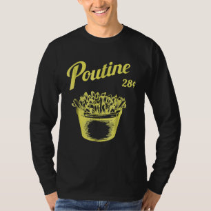 T-shirt Poutine Rétro Canada Montréal
