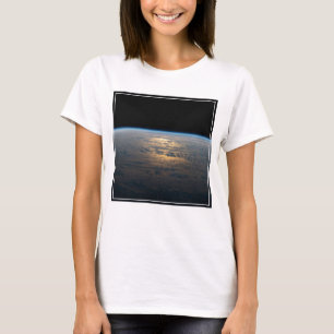 T-shirt Poutres Sunglint Au Large D'Un Pacifique Sud En Pa