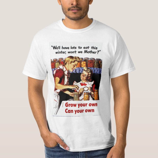 T-shirt Pouvez-Vous Croître, Pouvez-Vous Vous Propre ? (Devant)
