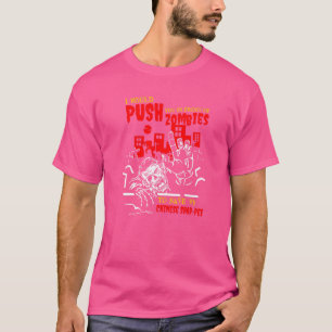 T-shirt Pouvez-vous dans les zombies pour sauver chinois S