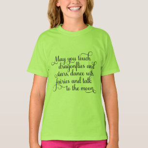 T-shirt Pouvez vous danser avec des fées, bénédiction