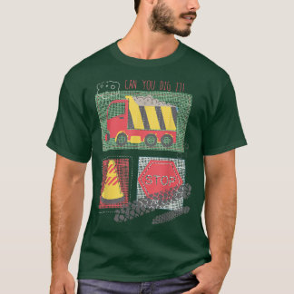 T-shirt Pouvez-Vous Le Creuser Construction Camion Garçon 