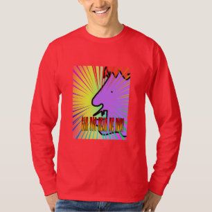 T-shirt Pouvez-Vous M'Entendre Maintenant ? Chemise T Roug