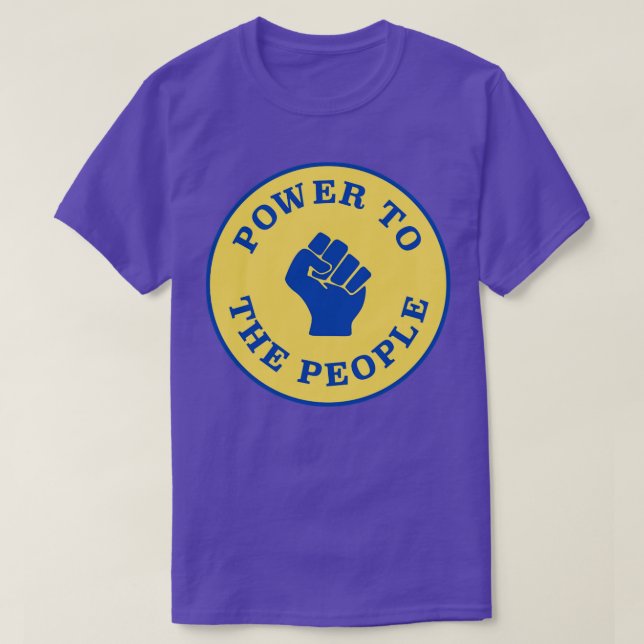 T-shirt Pouvoir Au Peuple3 (Design devant)