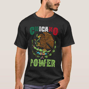 T-shirt Pouvoir Chicano Fête de l'indépendance du Mexique 