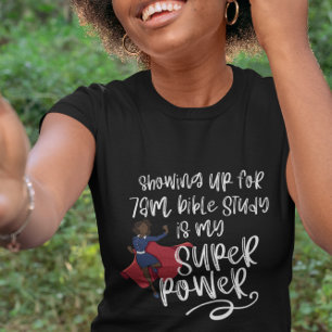 T-shirt POUVOIR SUPER SOEUR (Peau foncée) de 7h