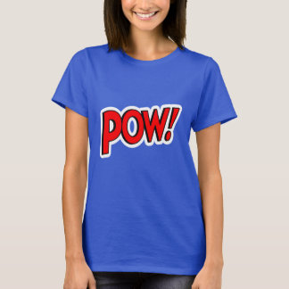 T-shirt POW! Graphiques Screwball Bleu