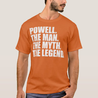 T-shirt Powell Powell Nom de famille Powell nom de famille