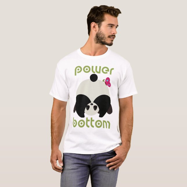 T-shirt power bottom (Devant entier)