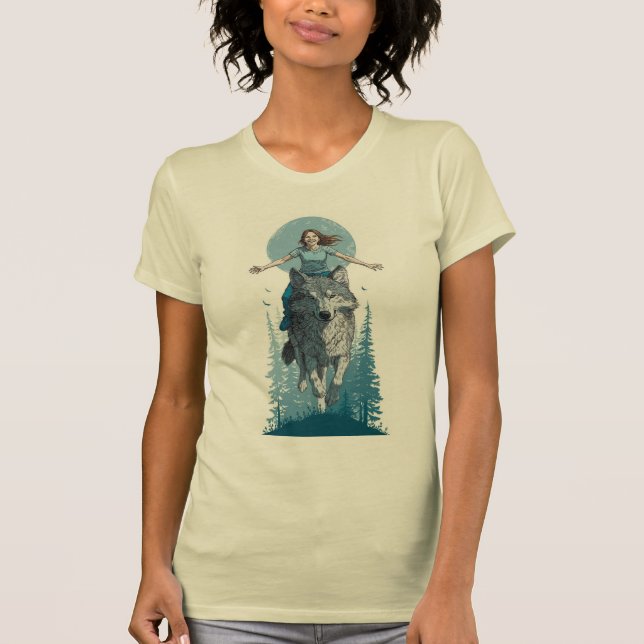 T-Shirt POWER LOUP REDOUTABLE (Devant)